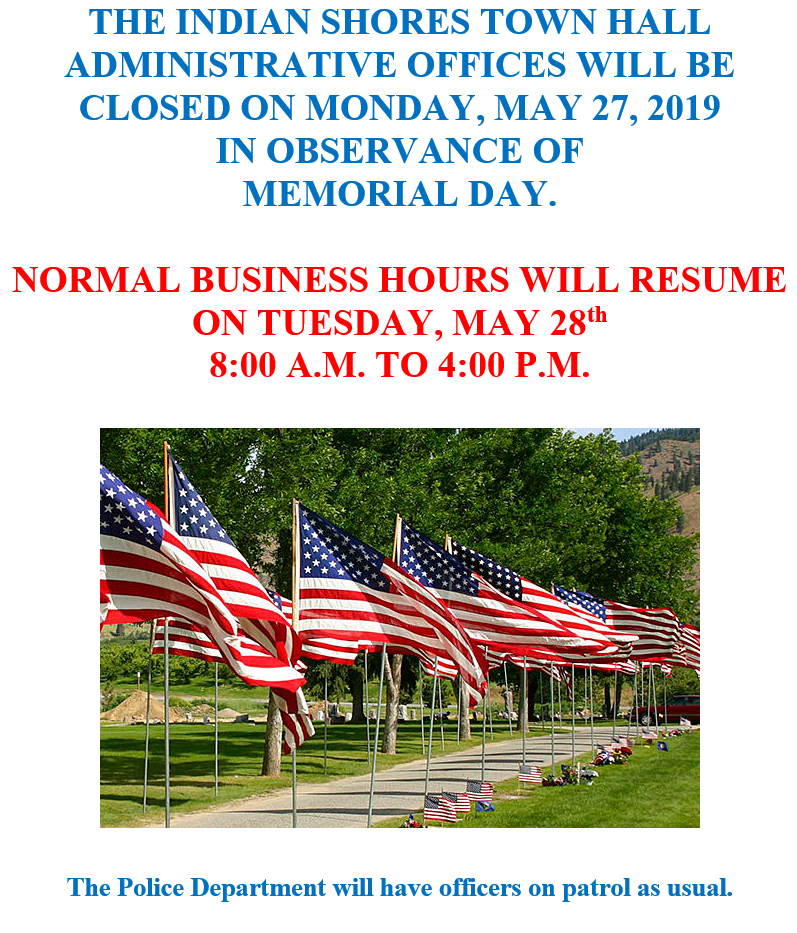 Memorial Day Offices Closed