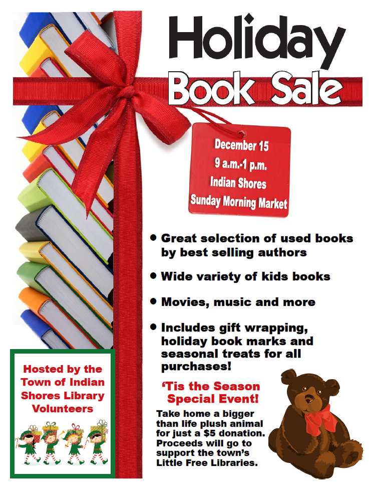 Holiday Book Sale Sunday, December 15, 2019