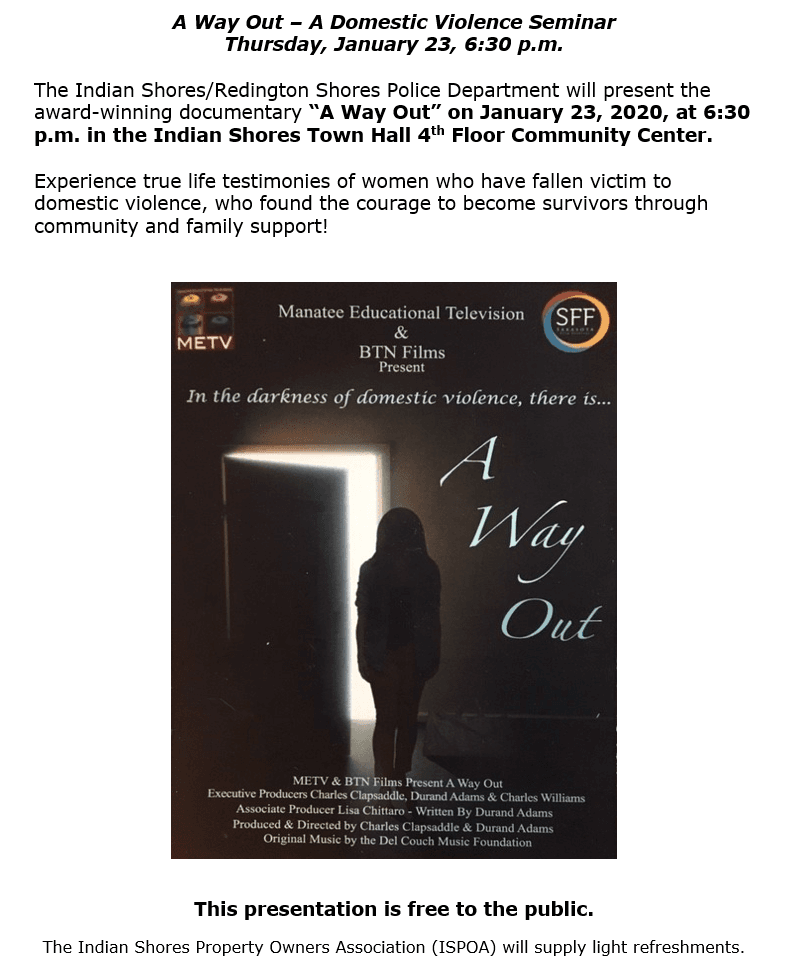 A Way Out Domestic Violence Seminar