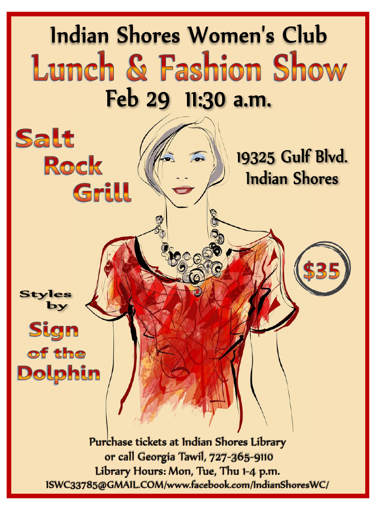 Women's Club Fashion Show Flyer