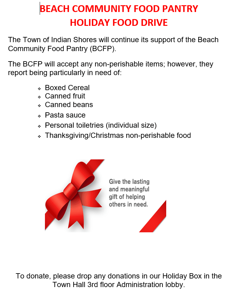 Beach Community Food Drive 2021 Flyer (PNG)