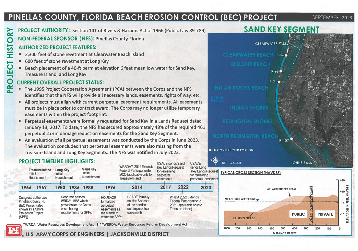 Pinellas County Beach Erosion Control BEC Project 1 PNG